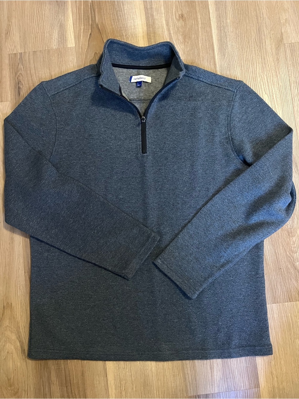Artefact Men's Quarter-Zip Sweater dark blue sz XL